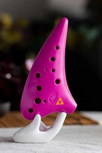 Okarína Forest Whisper - 12 - otvorová - fialová - 17 cm