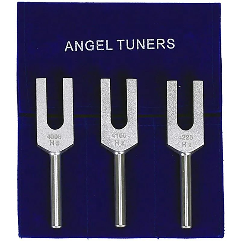 Angel Tuners – sada 3 ladičiek 4096 / 4160 / 4225 Hz – bez závažia 10,5 cm
