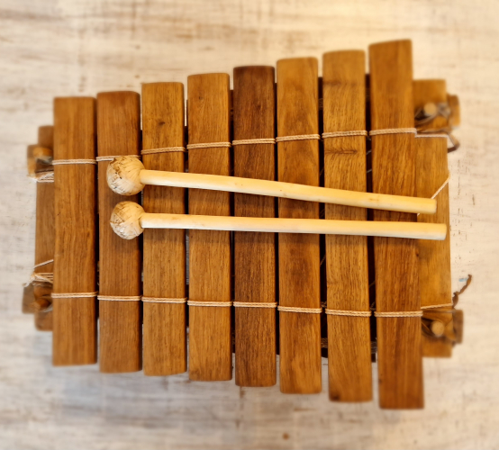 Balafón 8 kláves pentatonický Bala bambara - Burkina Faso