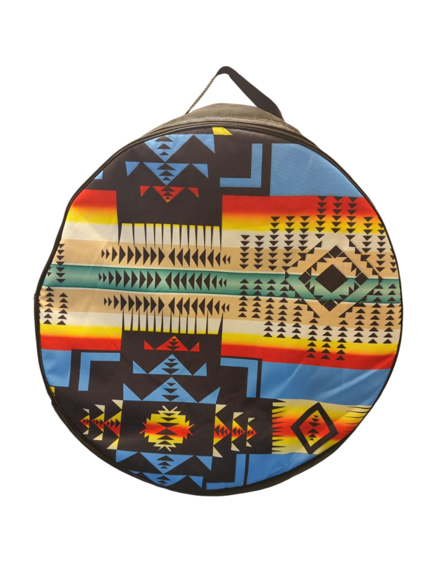 Batoh na šamanský (rámový) bubon so vzorom 52 cm