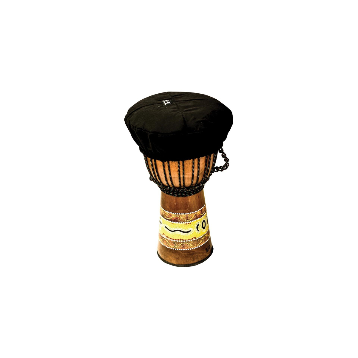 Čapica pre Djembe a Šamanský bubon - ochrana kože 55 CM čierna