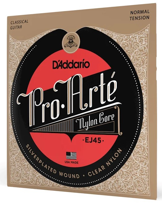 D’Addario EJ45 Pro-Arté – nylonové struny na klasickú gitaru