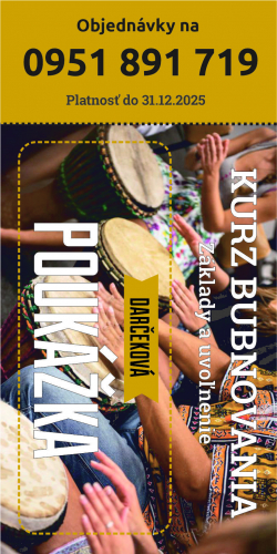 Darčeková poukážka kurz Bubnovania