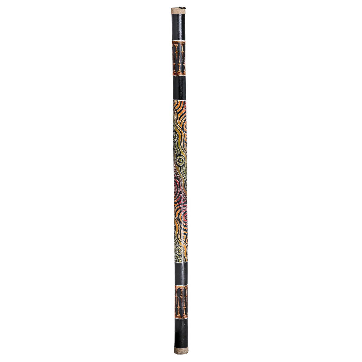 Dažďová palica bambus 120 cm - Aboridžinejské maľby 
