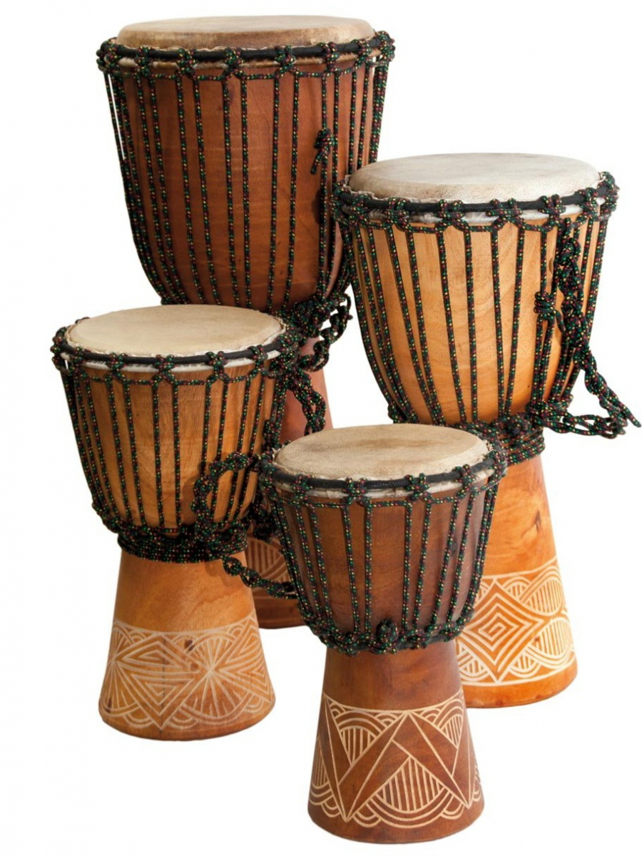Djembe Bali Mahagón Beginner 65 cm Carved