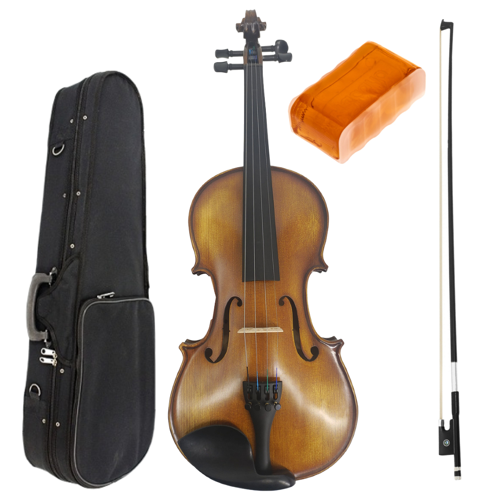 Huslový set  Archetto TL002-4A 3/4 Celomasív  - Javor + Smrek + Eben