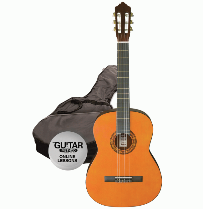 Klasická gitara Ashton 4/4 SPCG 34 AM Pack (natural)