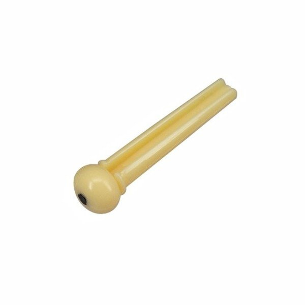 Kobylkový kolík na akustickú gitaru, krémový 1ks