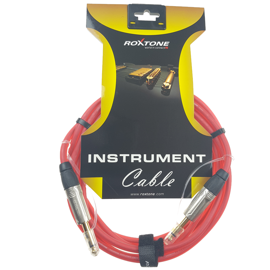 Nástrojový kábel Roxtone – Jack 6.3mm/Jack 6.3mm TGJJ100L5 TRD9 5m