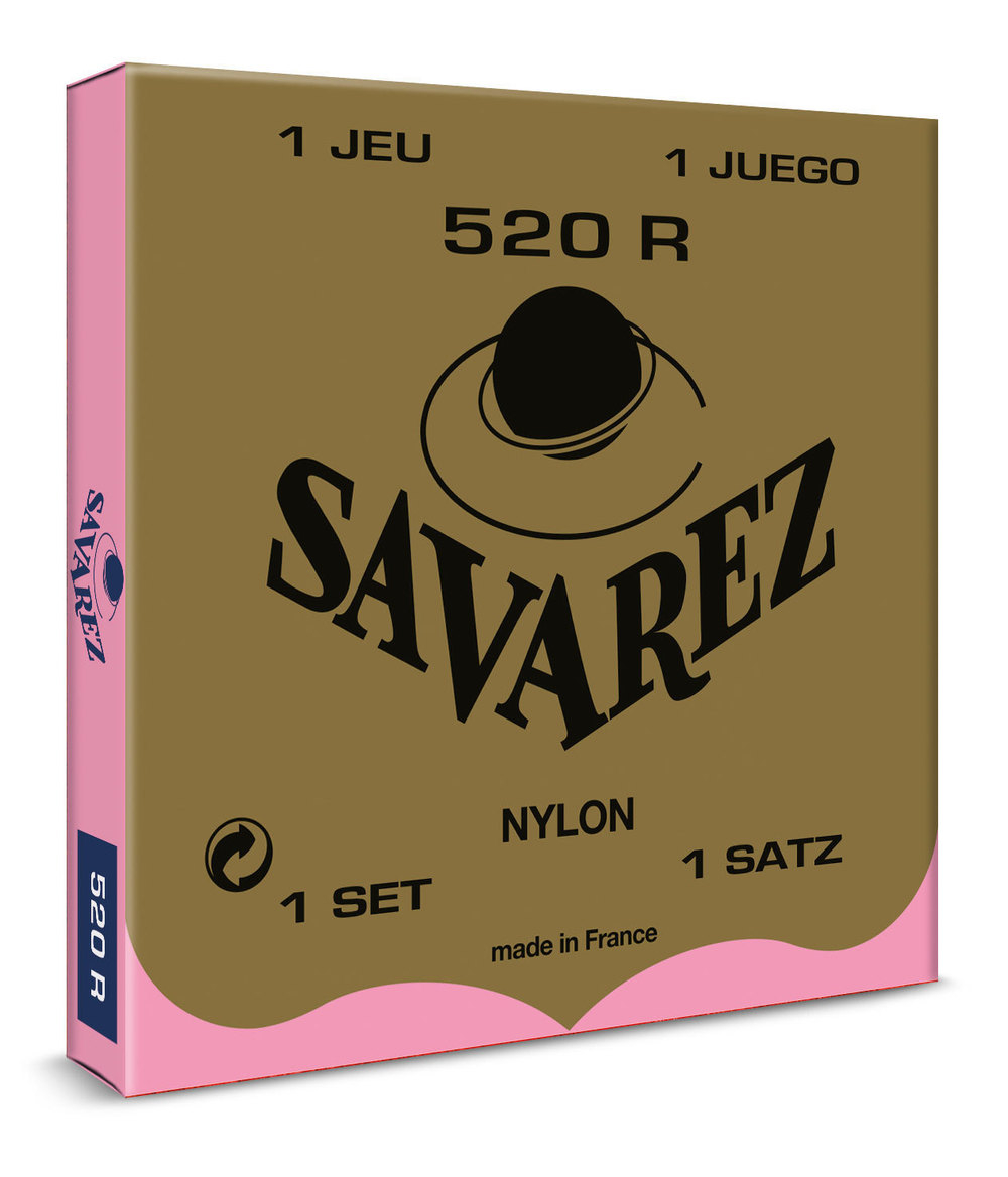 SAVAREZ 520R – nylonové struny na klasickú gitaru Normal Tension