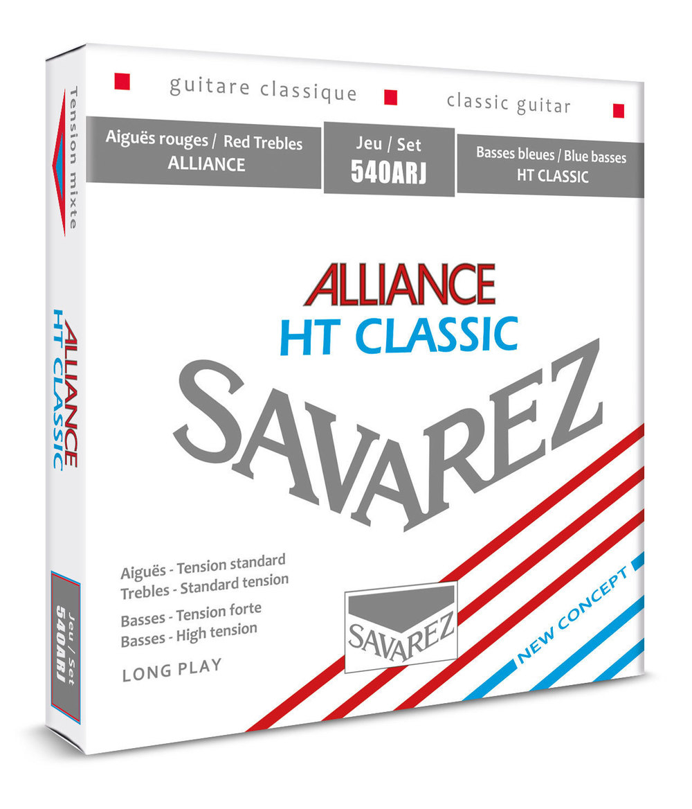 SAVAREZ 540ARJ Alliance HT Classic – nylonové struny na klasickú gitaru Mixed Tension