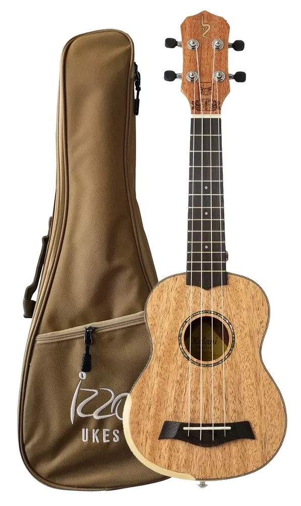 Sopranové ukulele Izzo IZ400SM Smrek - mahagón