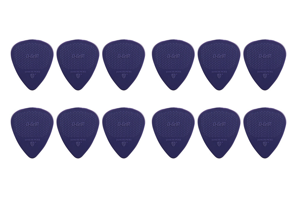 Trsátko D-Grip Pick Violet 0,6 mm sada 12ks Nylon Janicek