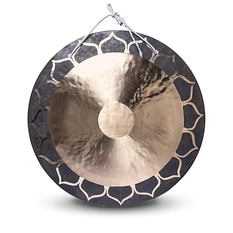 Wind gong Lotus 55 cm – veterný gong s motívom lotosu