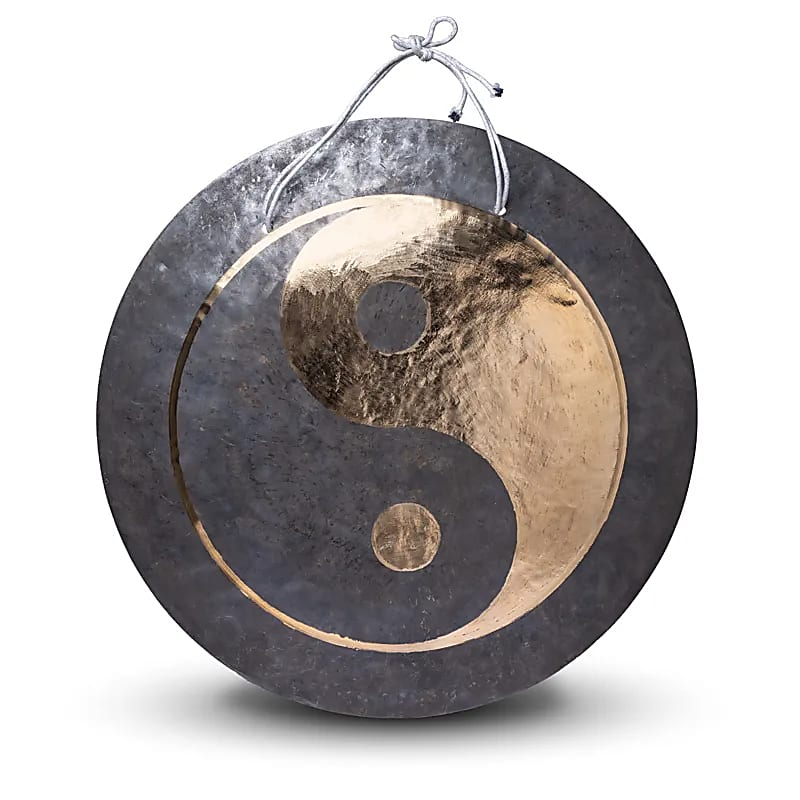 Wind gong Yin Yang 70 cm – veterný gong s motívom rovnováhy