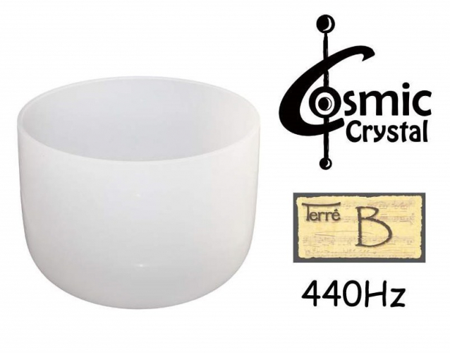 Kryštáľová spievajúca miska 20.5 cm 440Hz B4 - Cosmic Crystal