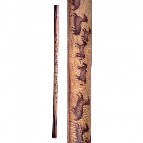 Dažďová palica bambus + kôra - pravek 150 cm