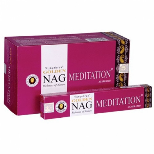 Vonné Tyčinky Golden Nag Meditation India