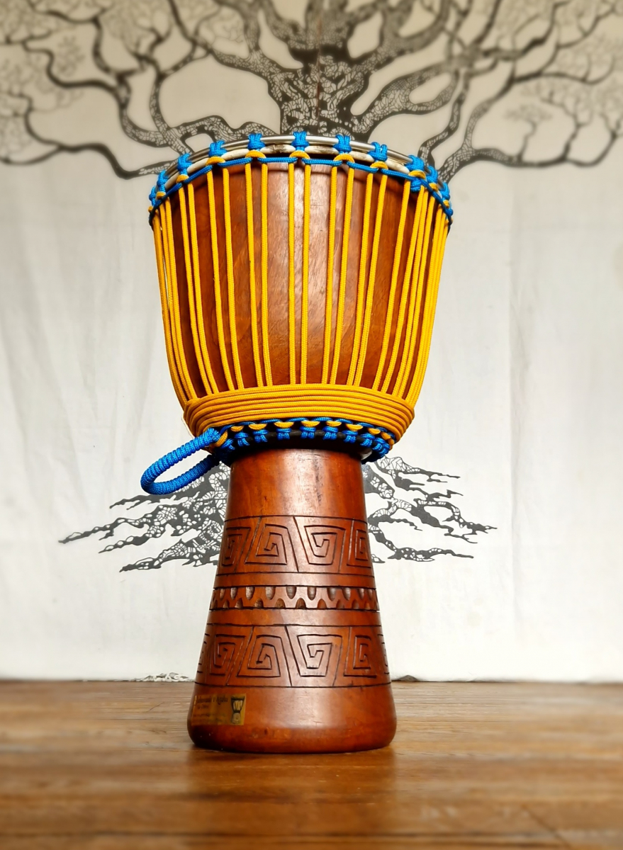 Djembe Mahagony Premium L - Petrovič Drums  - Jelenia Koža