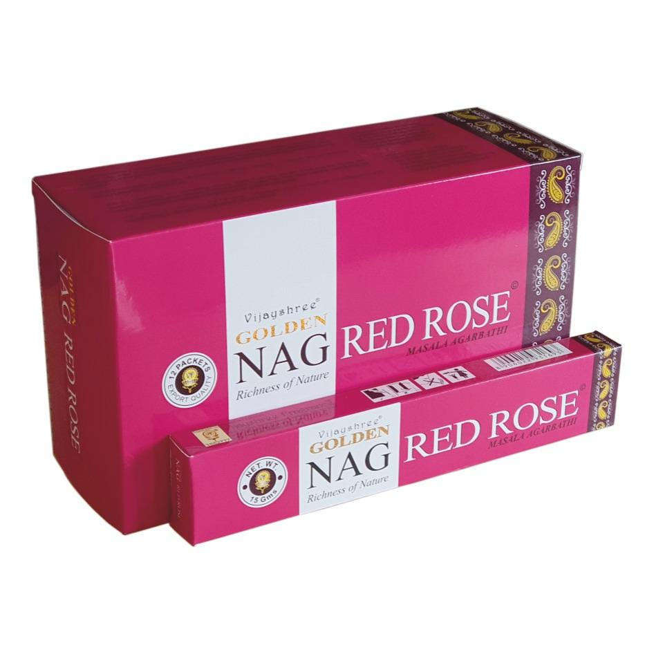 Vonné Tyčinky Golden Nag Red Rose 